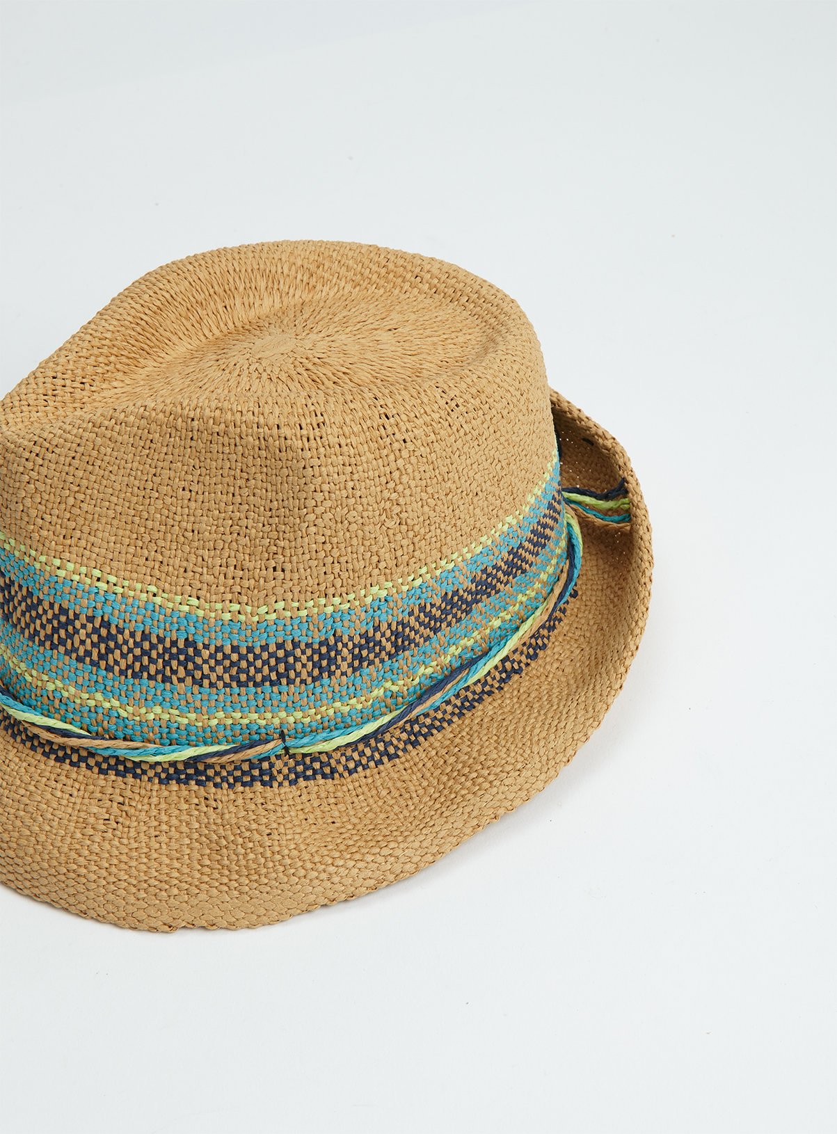 Straw Striped Band Trilby Hat Review