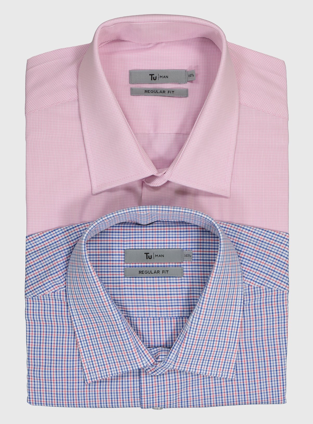 Pink Micro Dogtooth & Blue Check Regular Fit Short Sleeve Sh Review