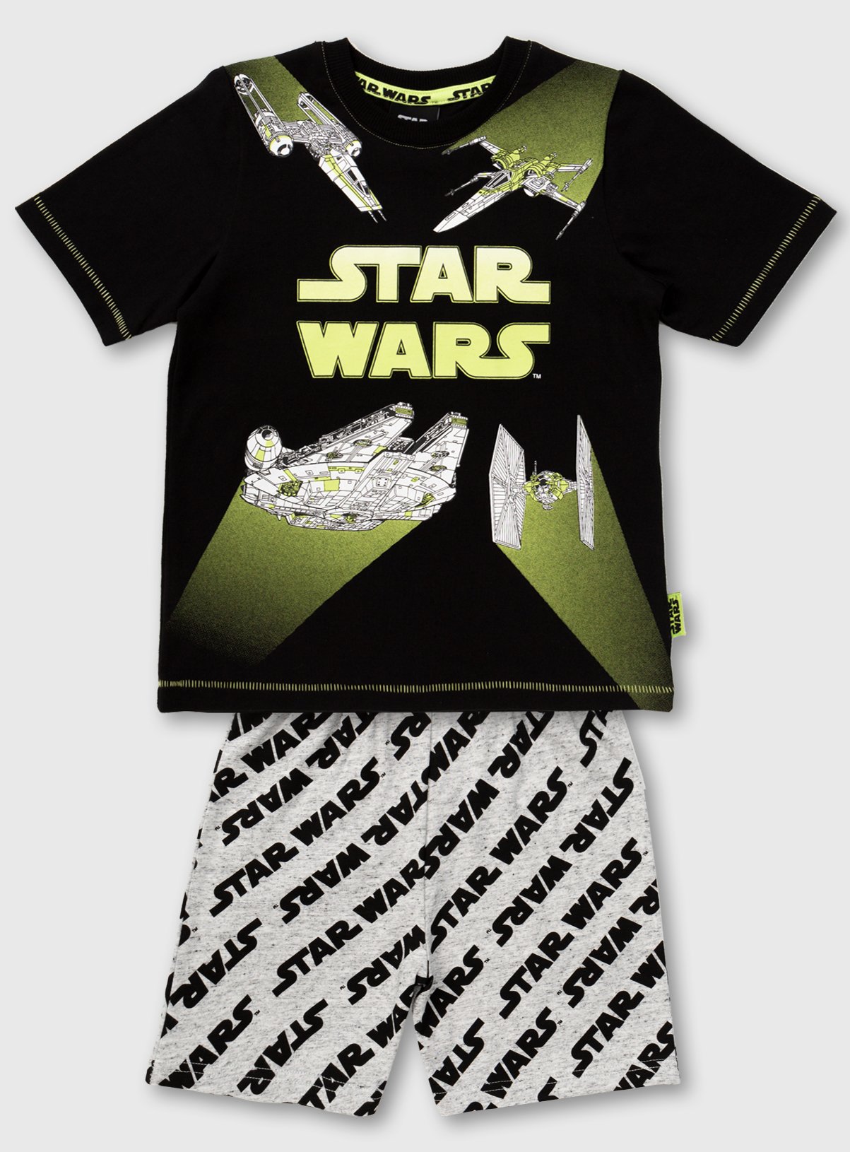 Star Wars Black Spacecraft Shortie Pyjamas Review