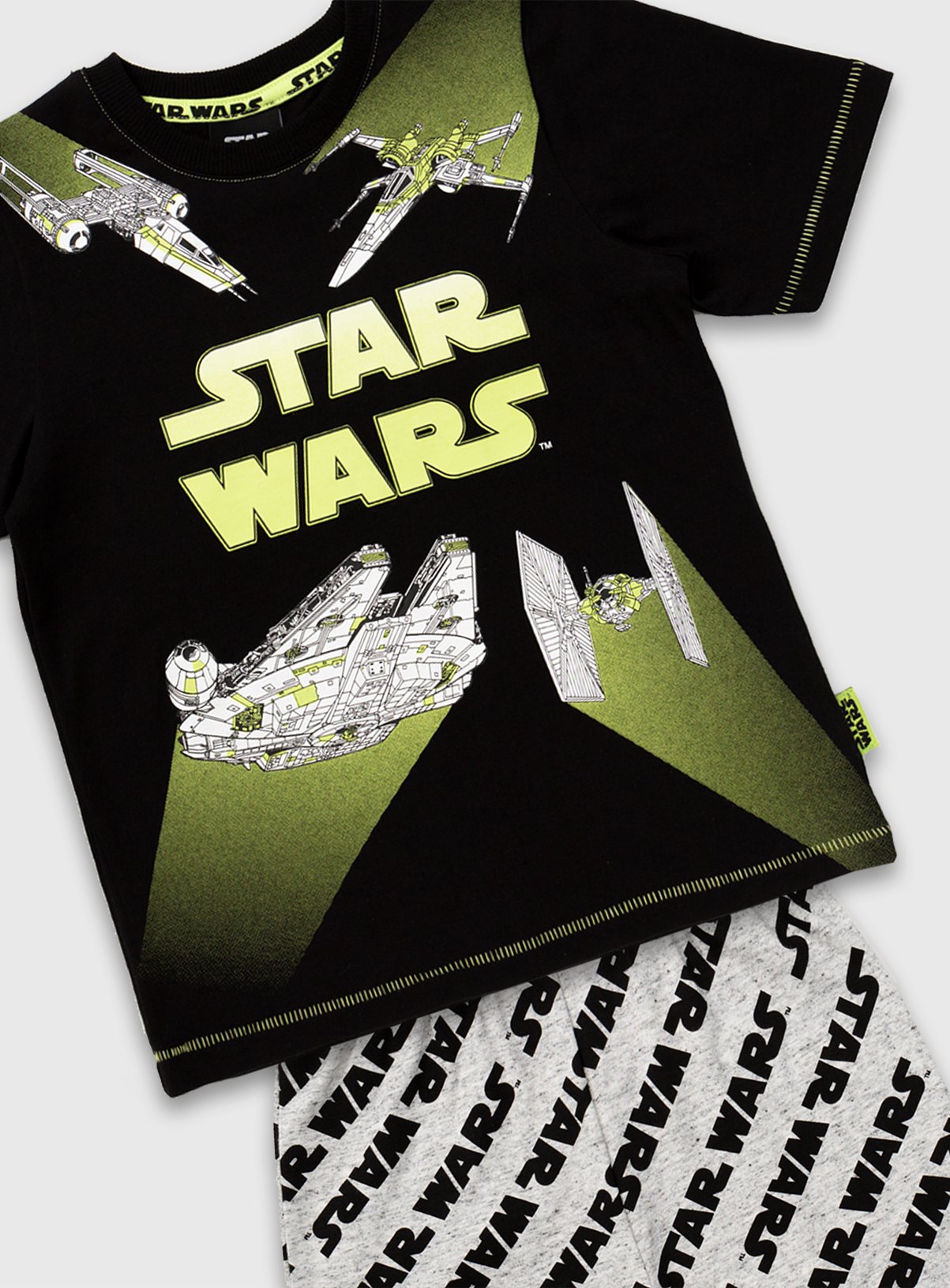 Star Wars Black Spacecraft Shortie Pyjamas Review