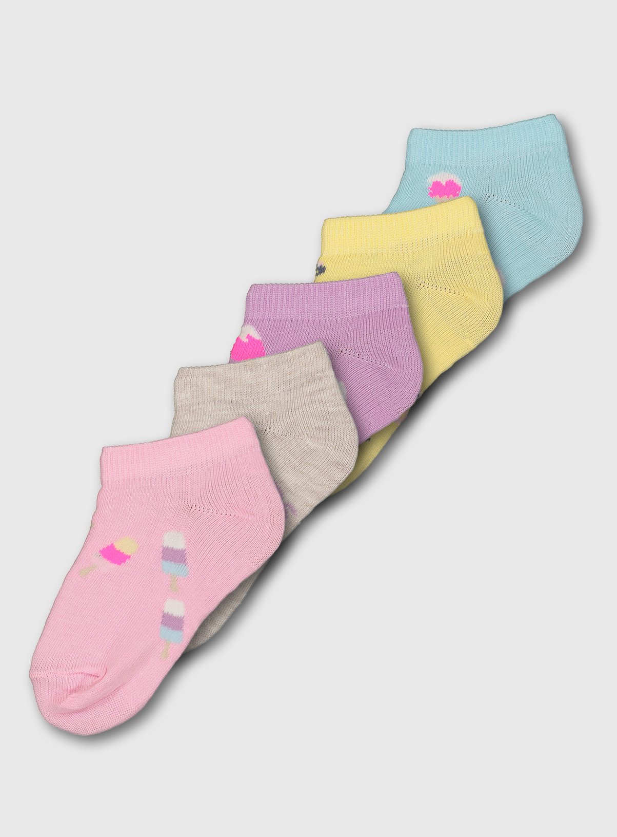 pastel trainer socks