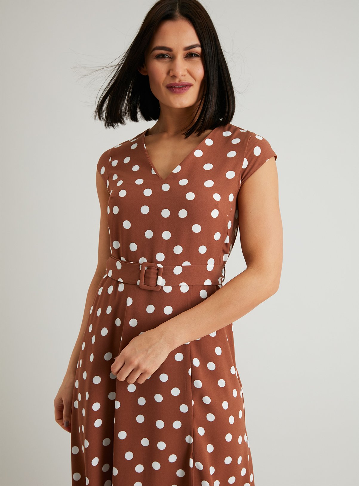 ladies spotted dresses