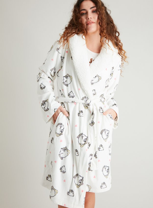 Disney Minnie Mouse Cream Dressing Gown | craft-ivf.com