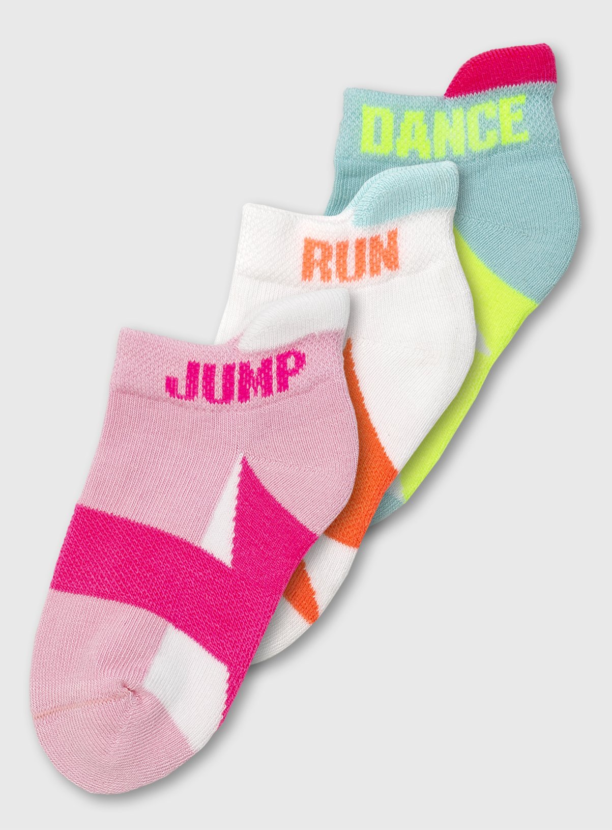 Neon Trainer Socks 3 Pack Review