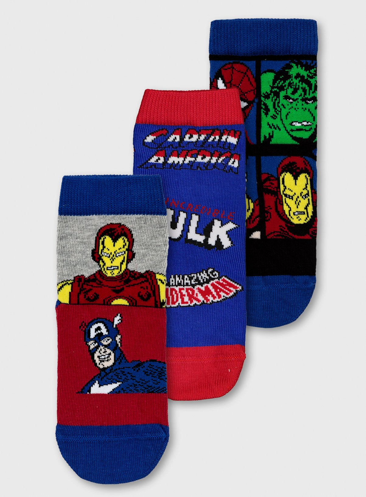 Marvel Avengers Multicoloured Socks 3 Pack Review