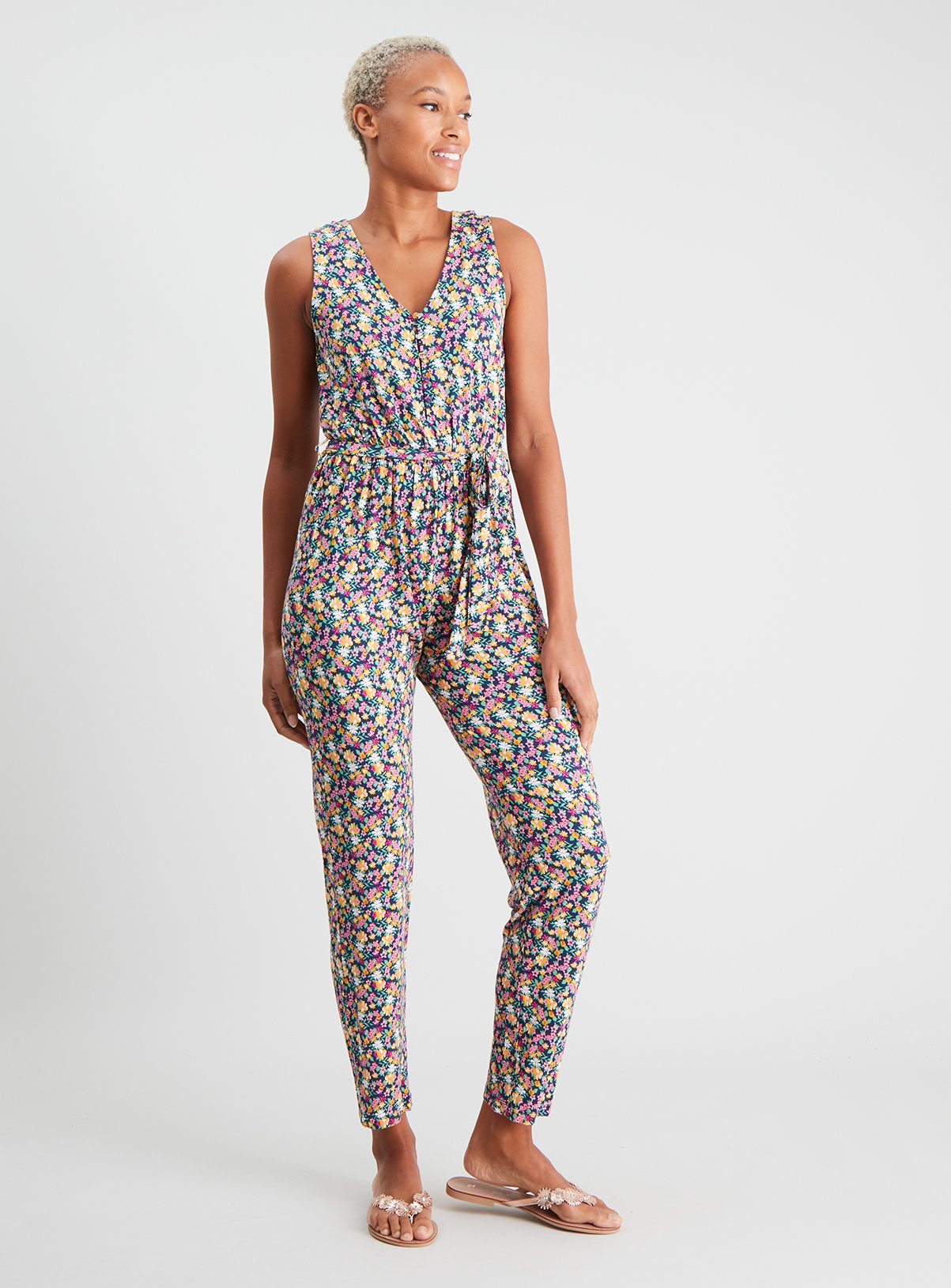 oasis ditsy floral playsuit