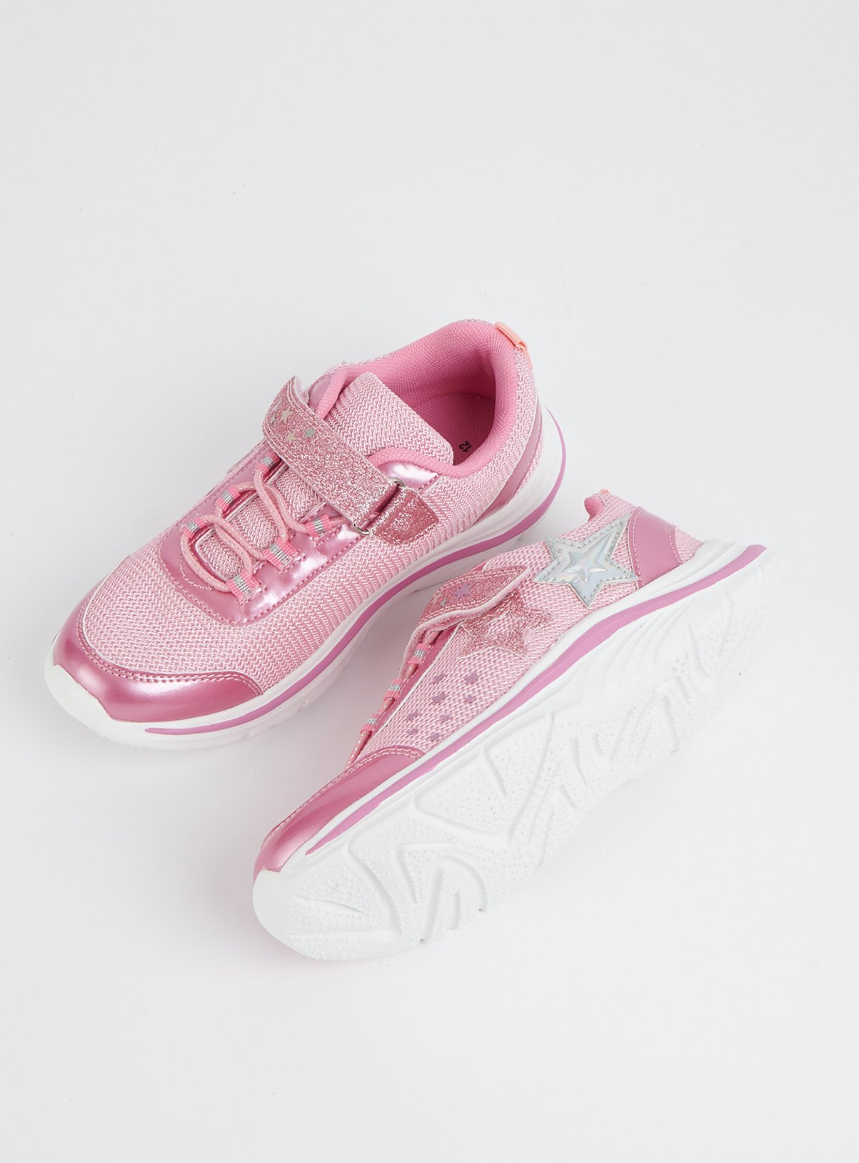 pink sequin trainers