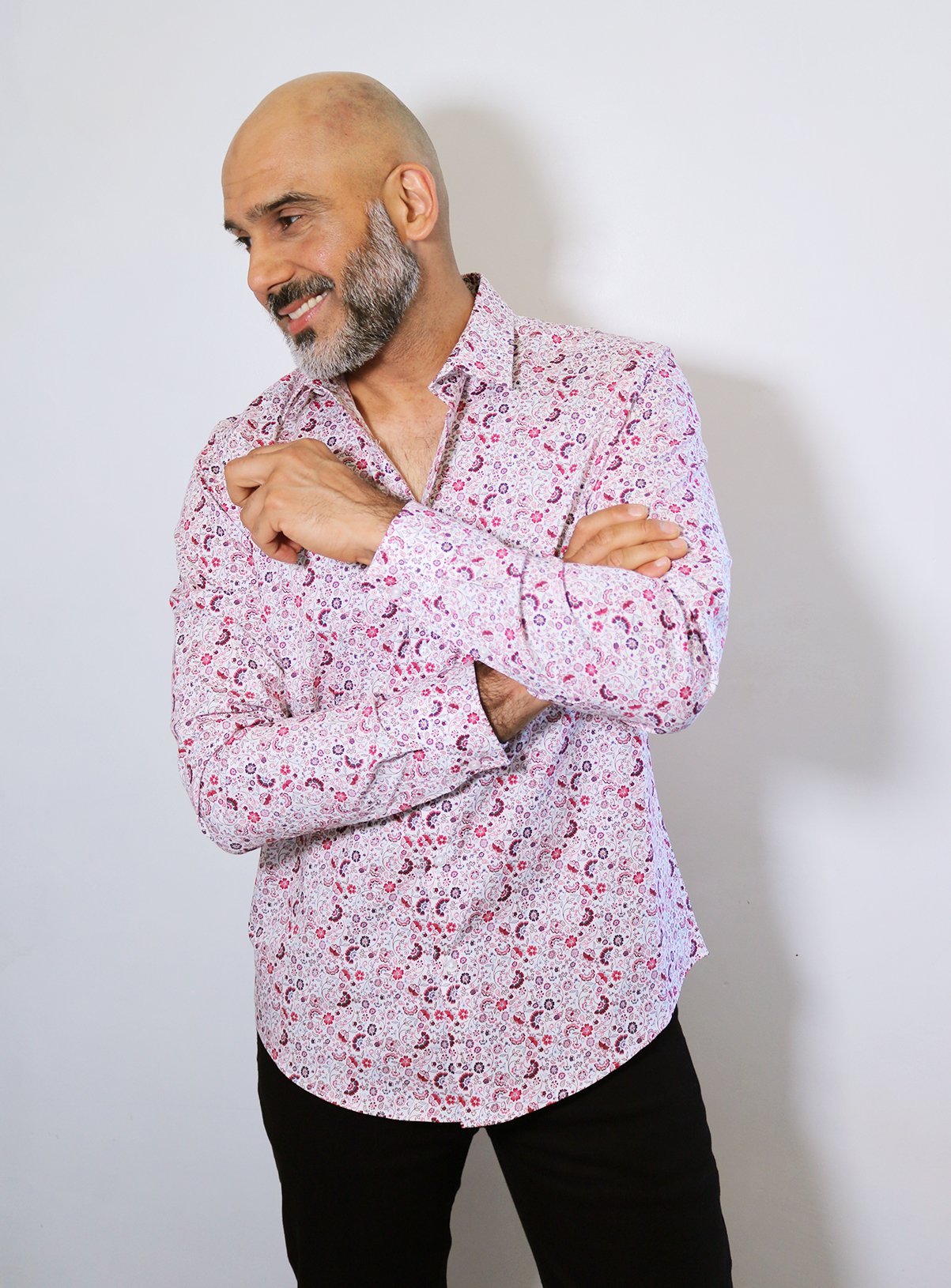 floral print formal shirts