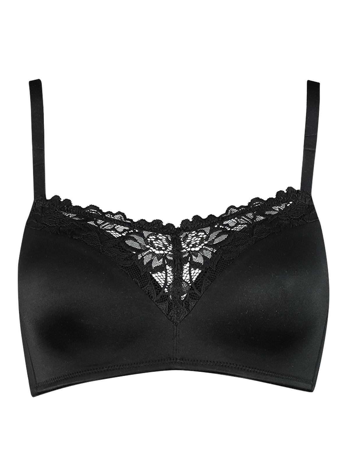 Black Lace Scoop Neck Bra Review