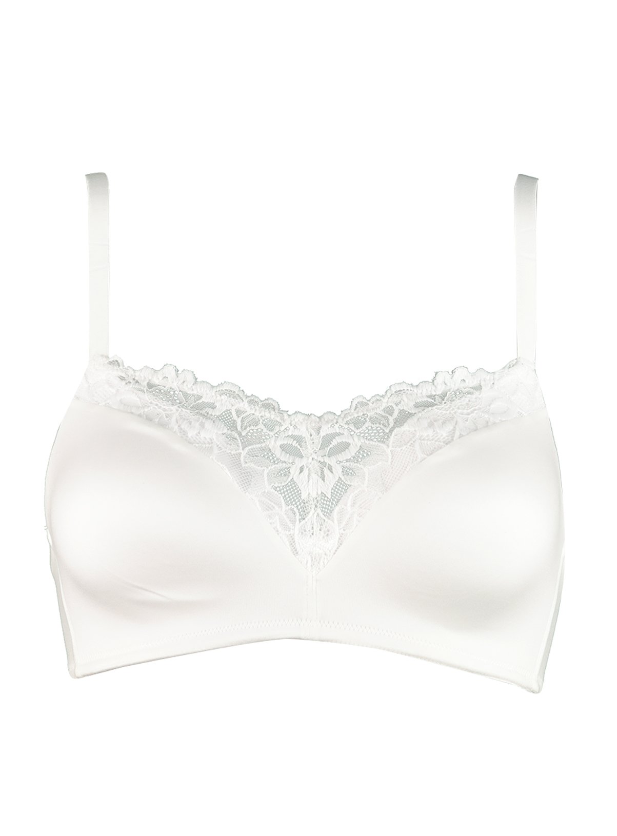 White Lace Scoop Neck Bra Review