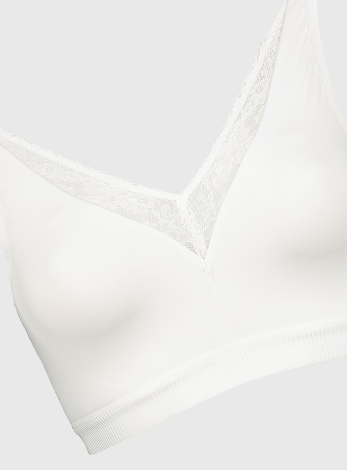 White Full Cup Dual Mould Lounge Bra Review