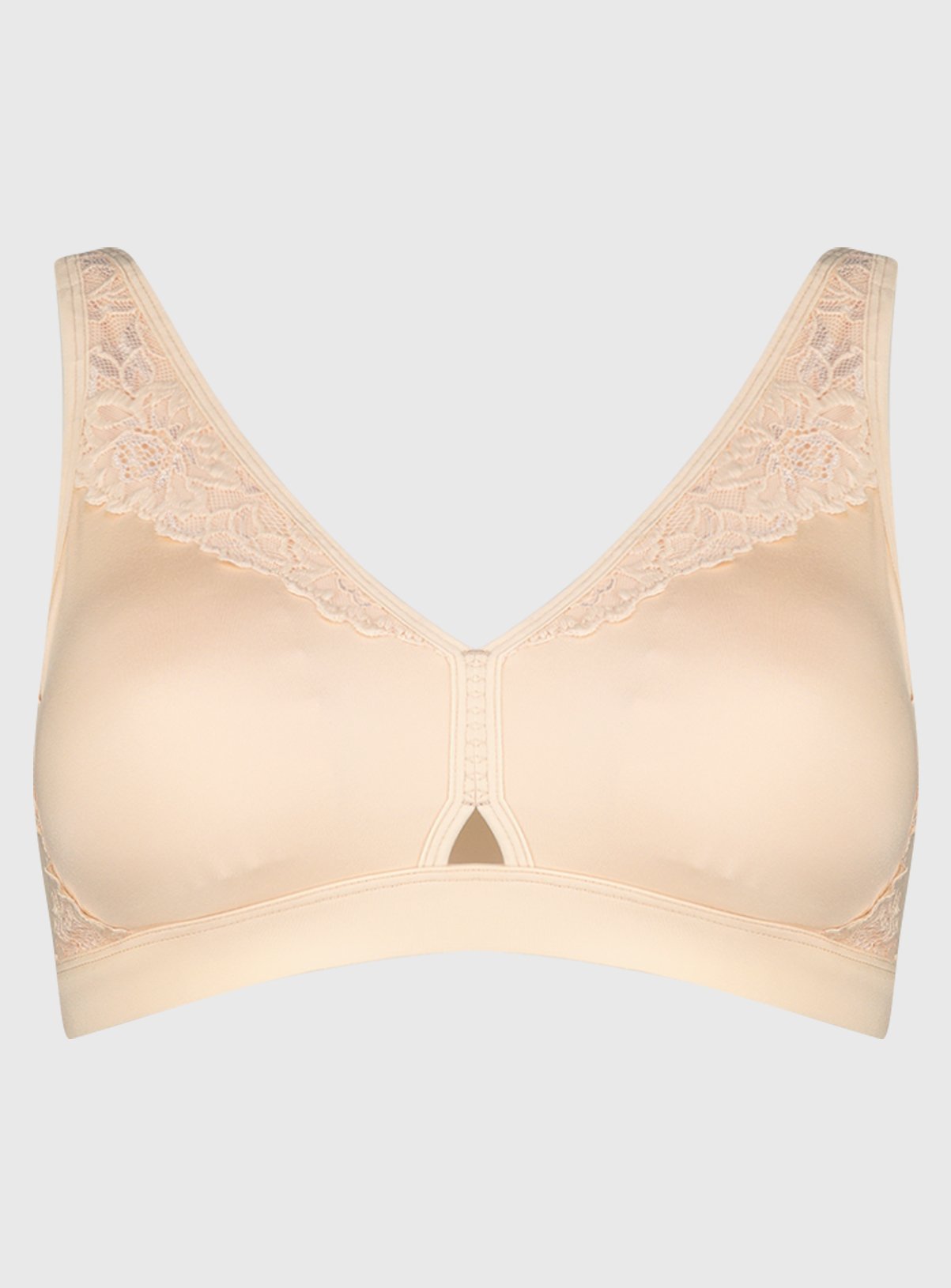 Nude Lace Lounge Bra Review