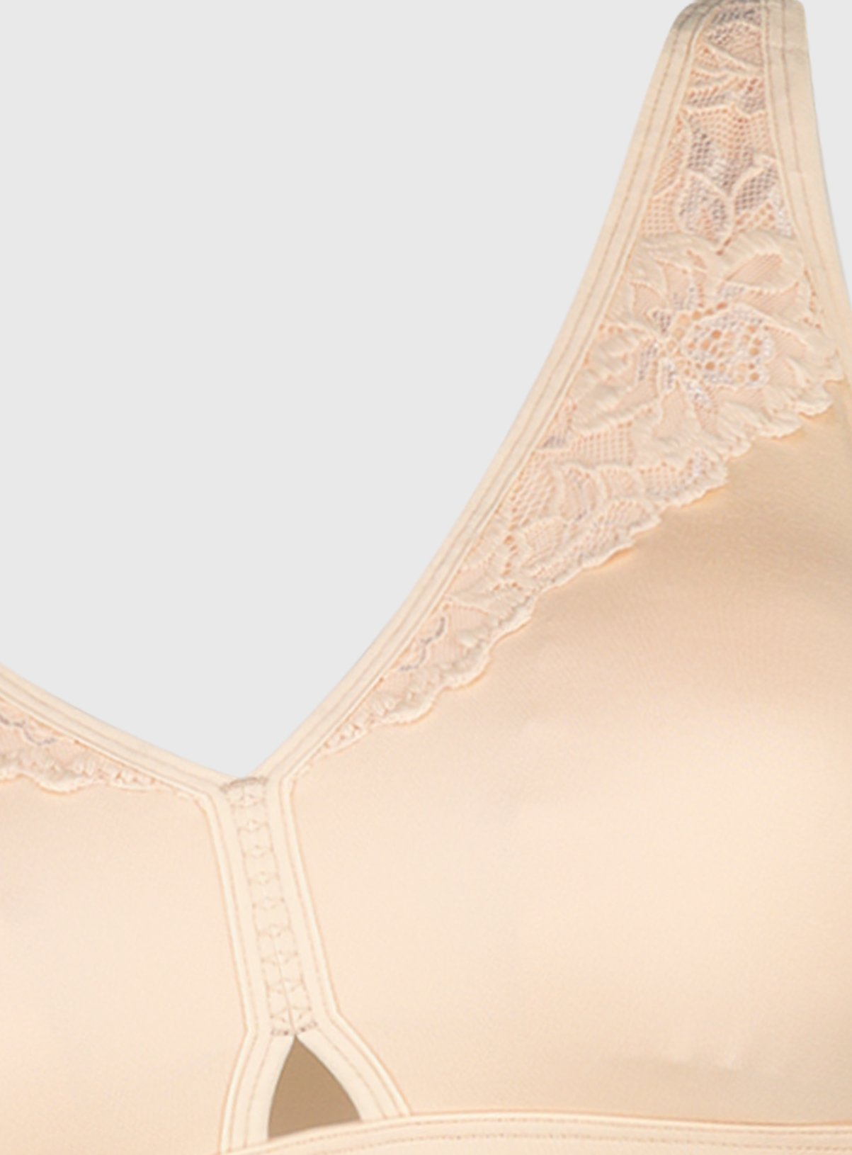 Nude Lace Lounge Bra Review