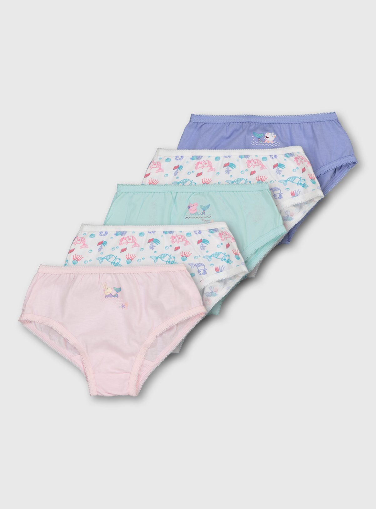 Peppa Pig Mermaid Pastel Briefs 5 Pack Review