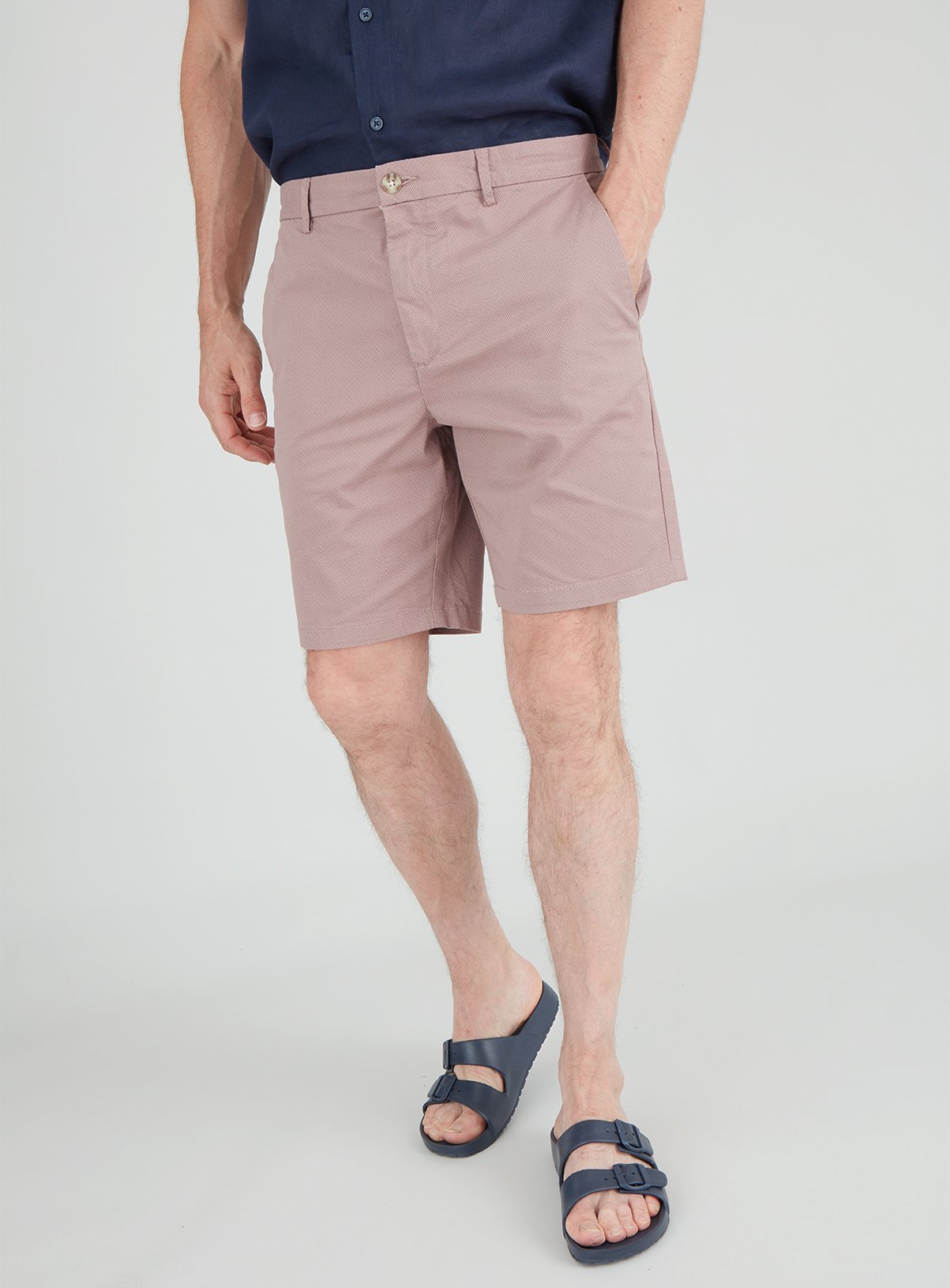 Ditsy Print Chino Shorts With Stretch Review