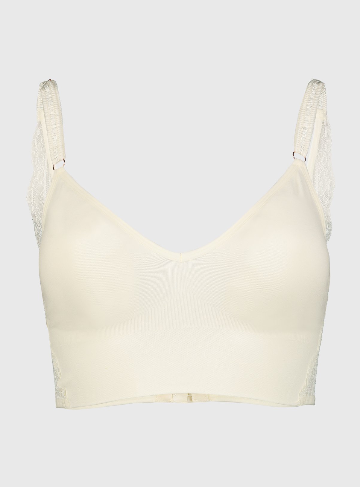 Ivory Lace Wing Seamless Stretch Bra Review