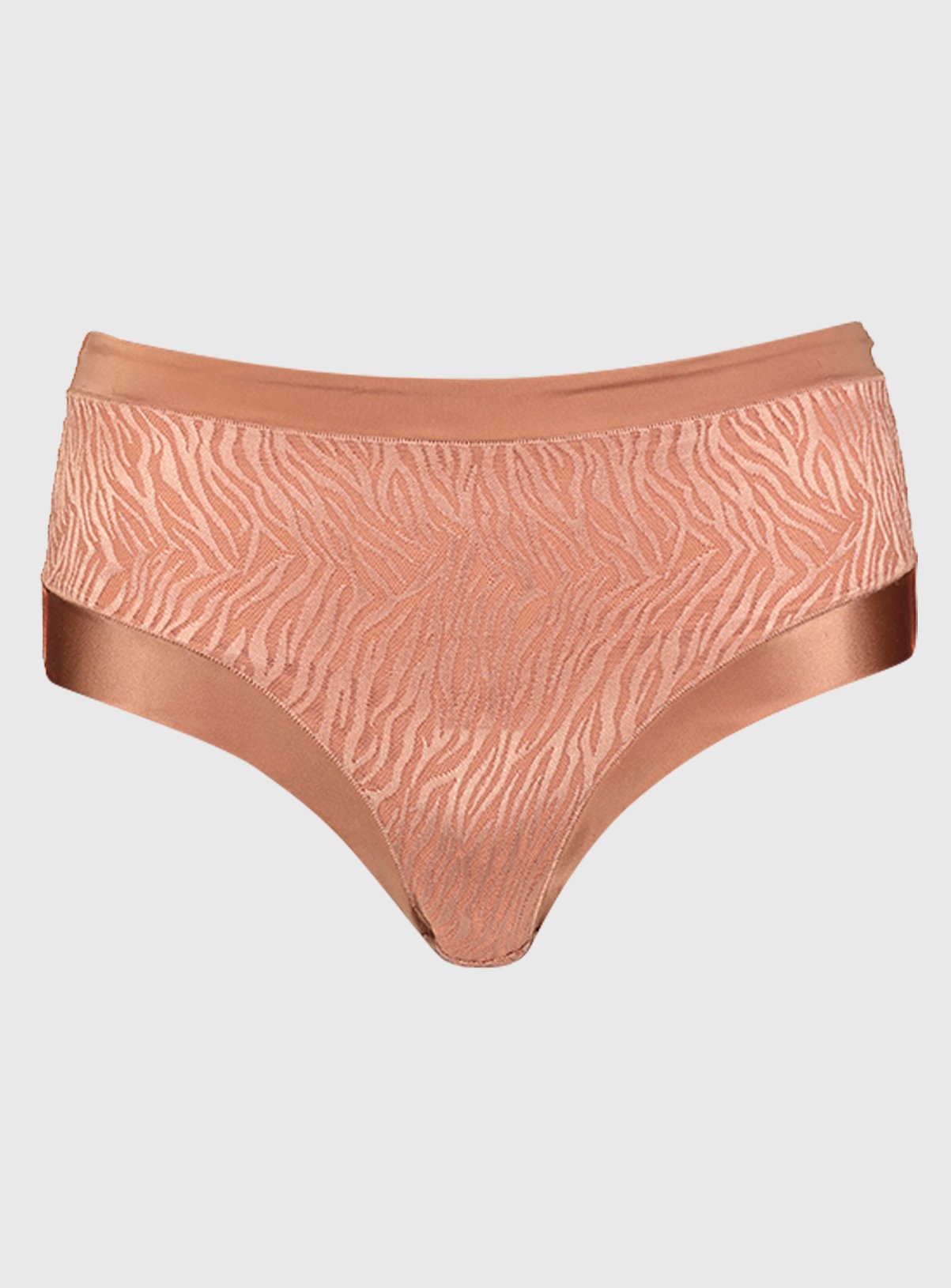 Rust Jacquard Zebra Print Midi Knickers Review