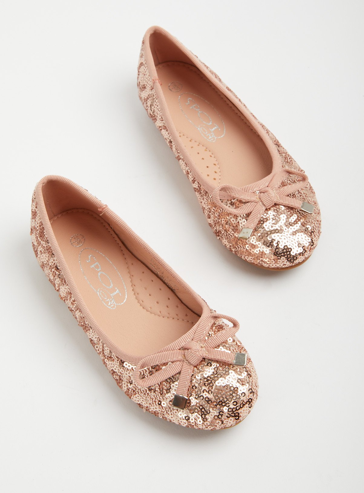 rose gold infant shoes