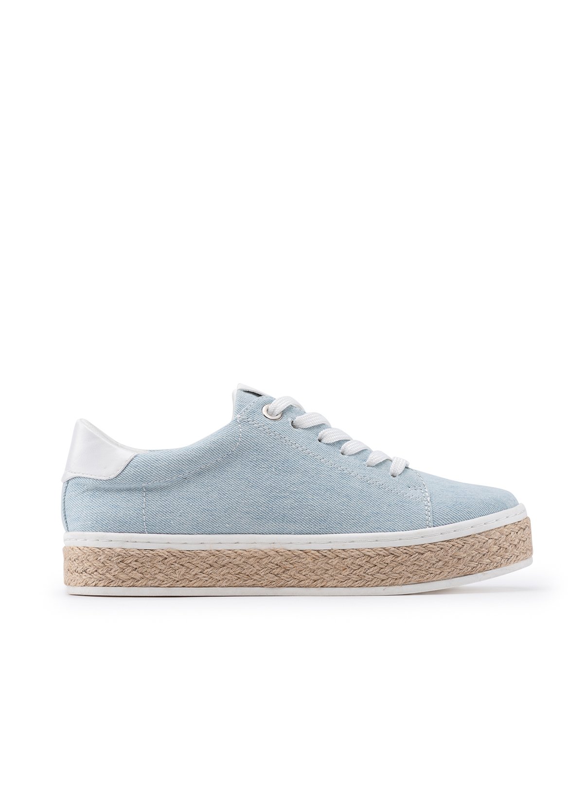 LOVE OUR PLANET Blue Flora Vegan Lace Up Trainer Review