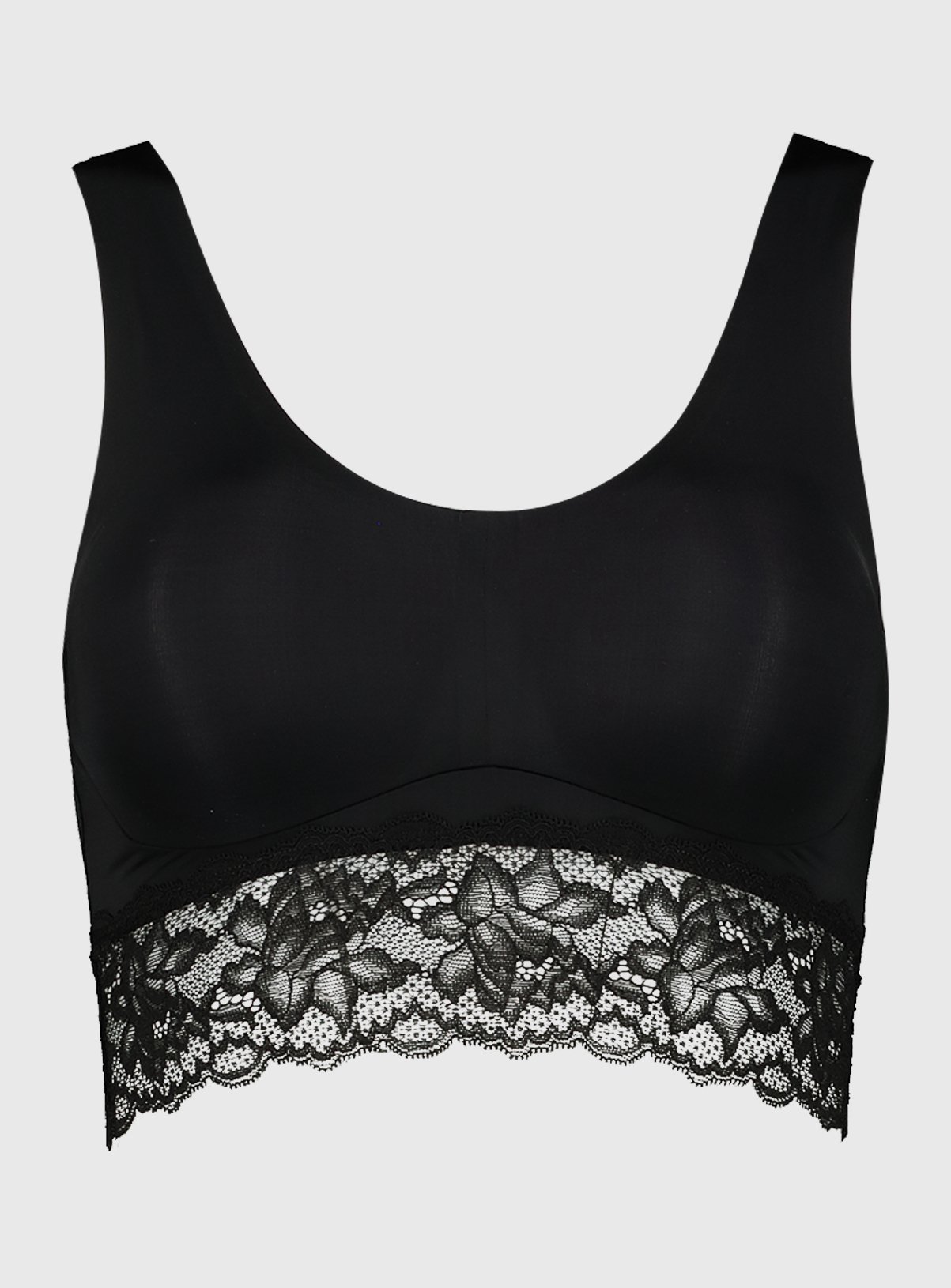 Black Lace Underband Invisible Bralette Review