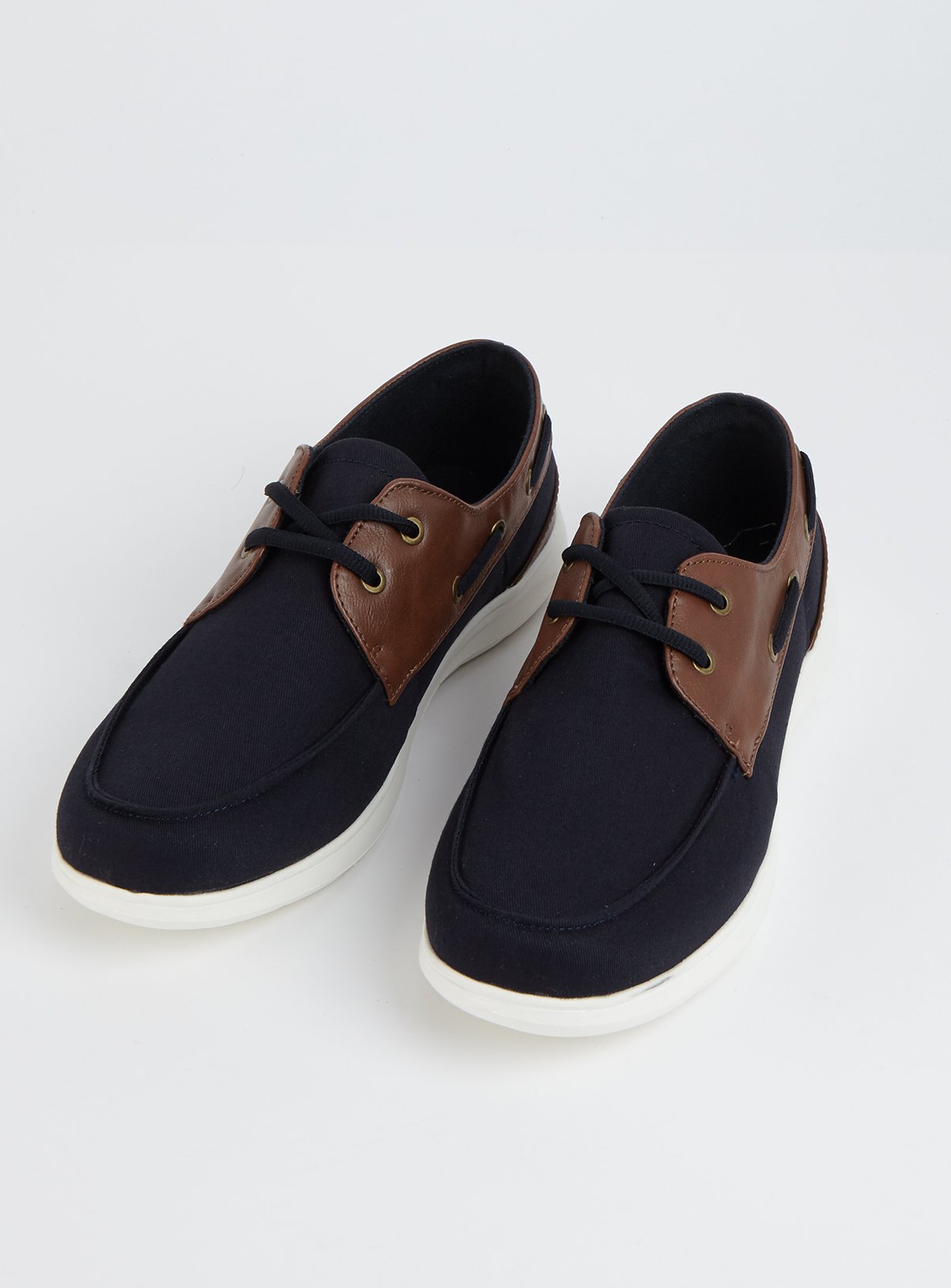 Sole Comfort Navy & Tan Boat Shoes Review