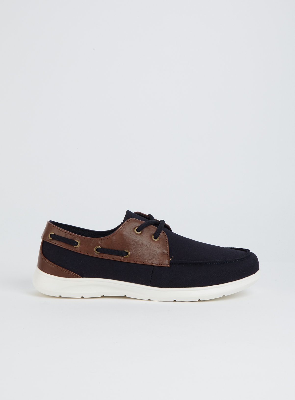 Sole Comfort Navy & Tan Boat Shoes Review