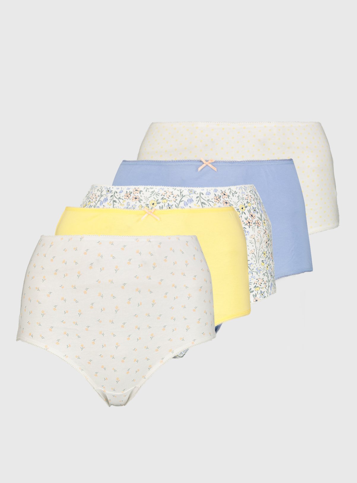 Ditsy Floral Print Full Knickers 5 Pack Review