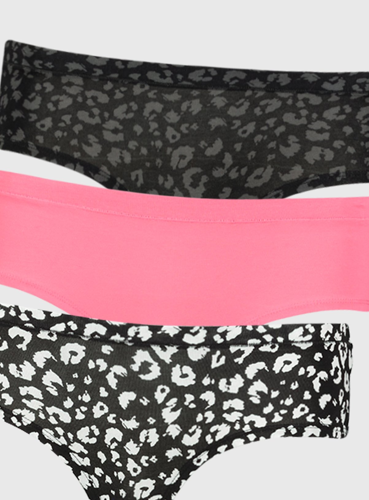 Pink & Animal Print Knicker Shorts 3 Pack Review