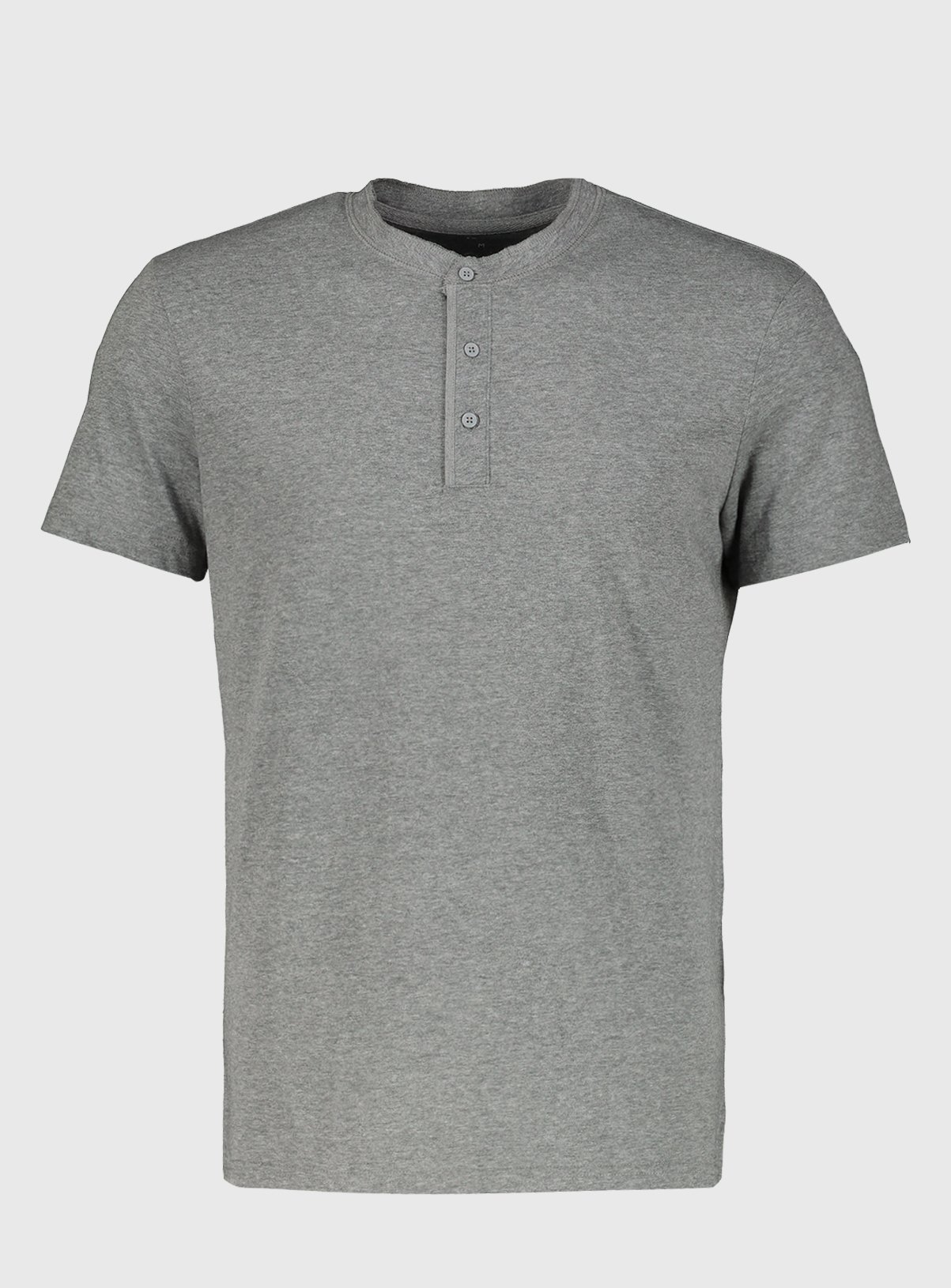 Grey Marl Short Sleeve Grandad T-Shirt Review