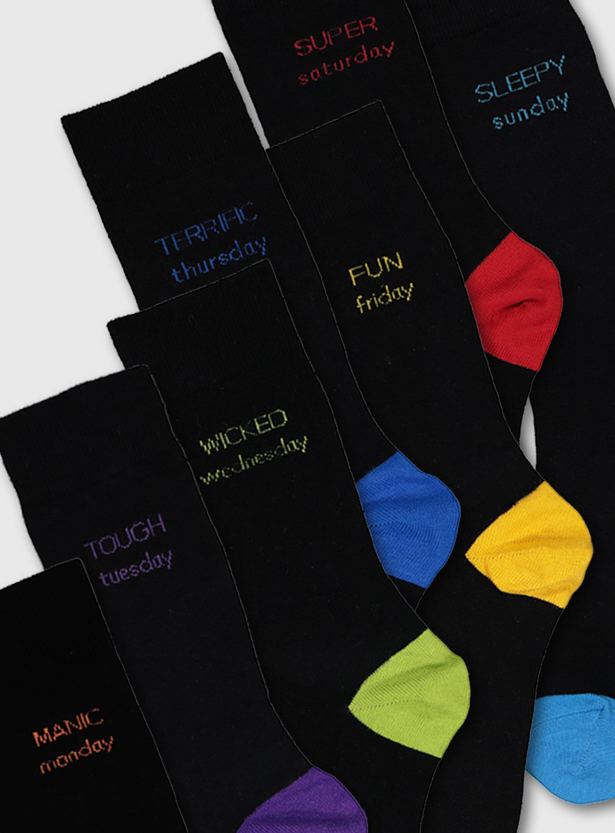 Black Days Of The Week Stay Fresh Socks 7 Pack Review