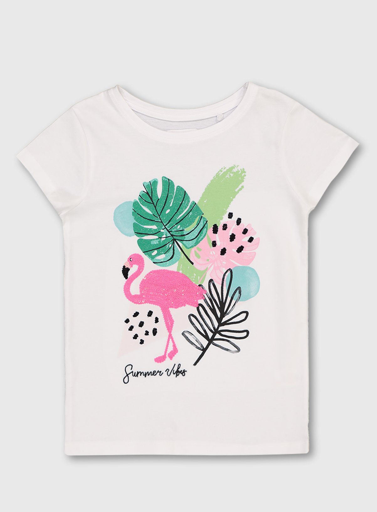 White Flamingo Sequin T-Shirt Review