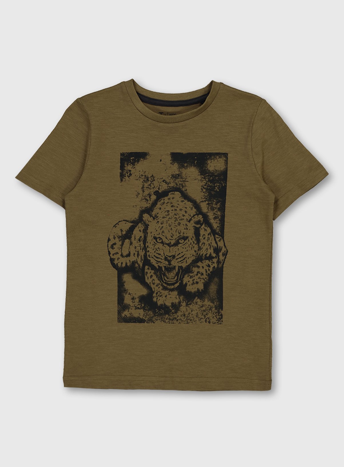 Khaki Leopard Graphic T-Shirt Review