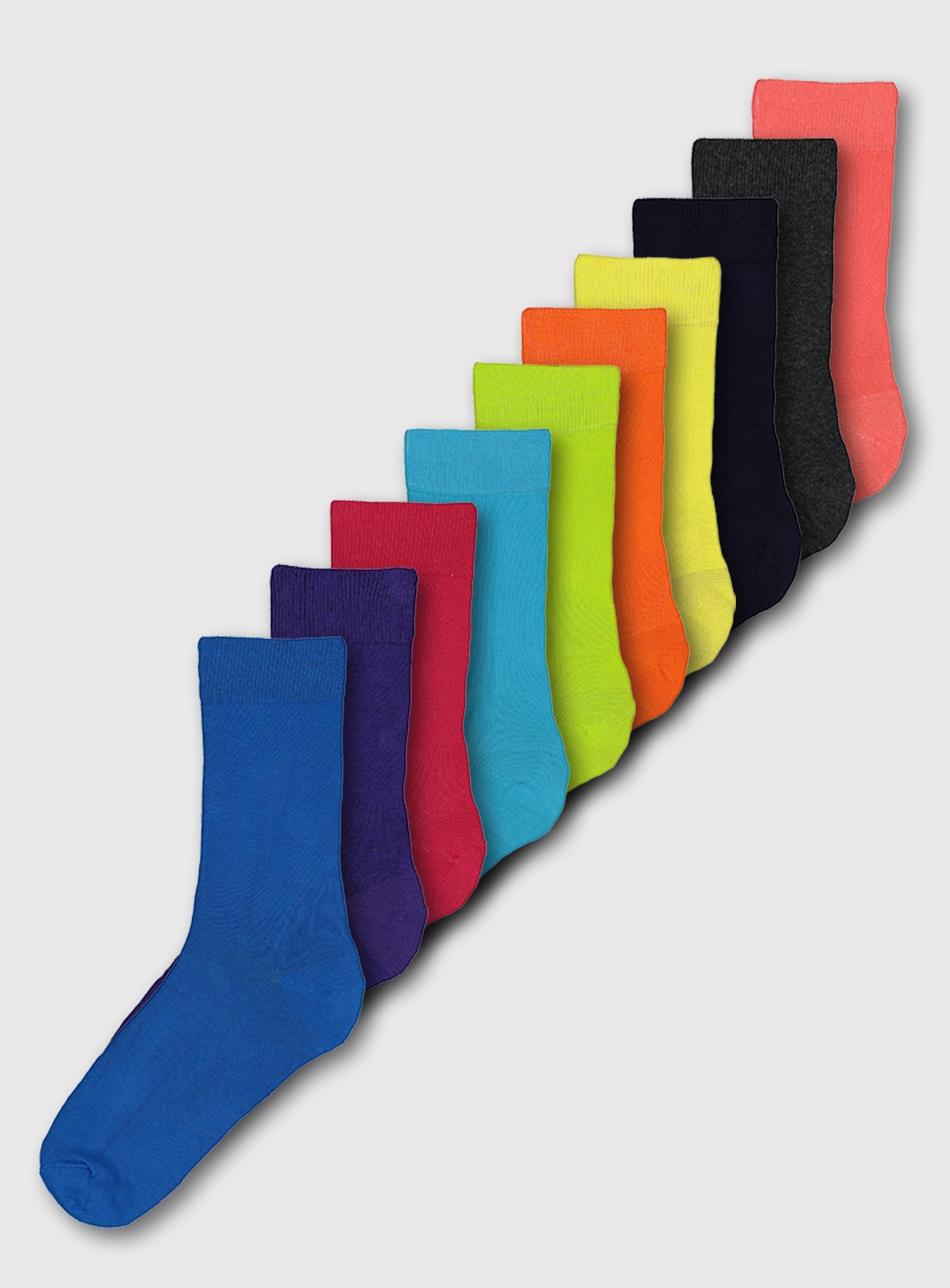 Tropical Brights Stay Fresh Ankle Socks 10 Pack Review