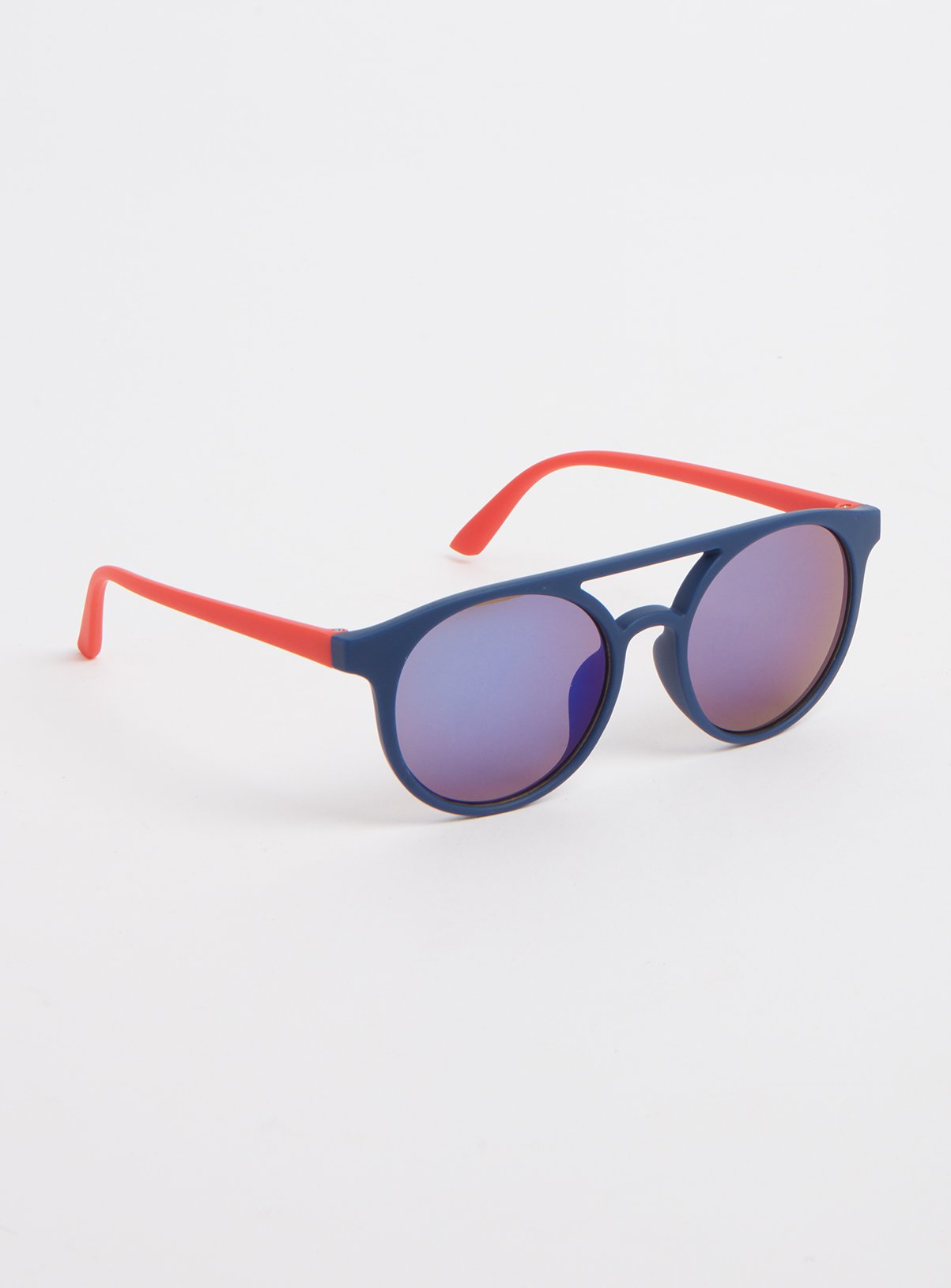 Navy & Red Circular Aviator Sunglasses Review