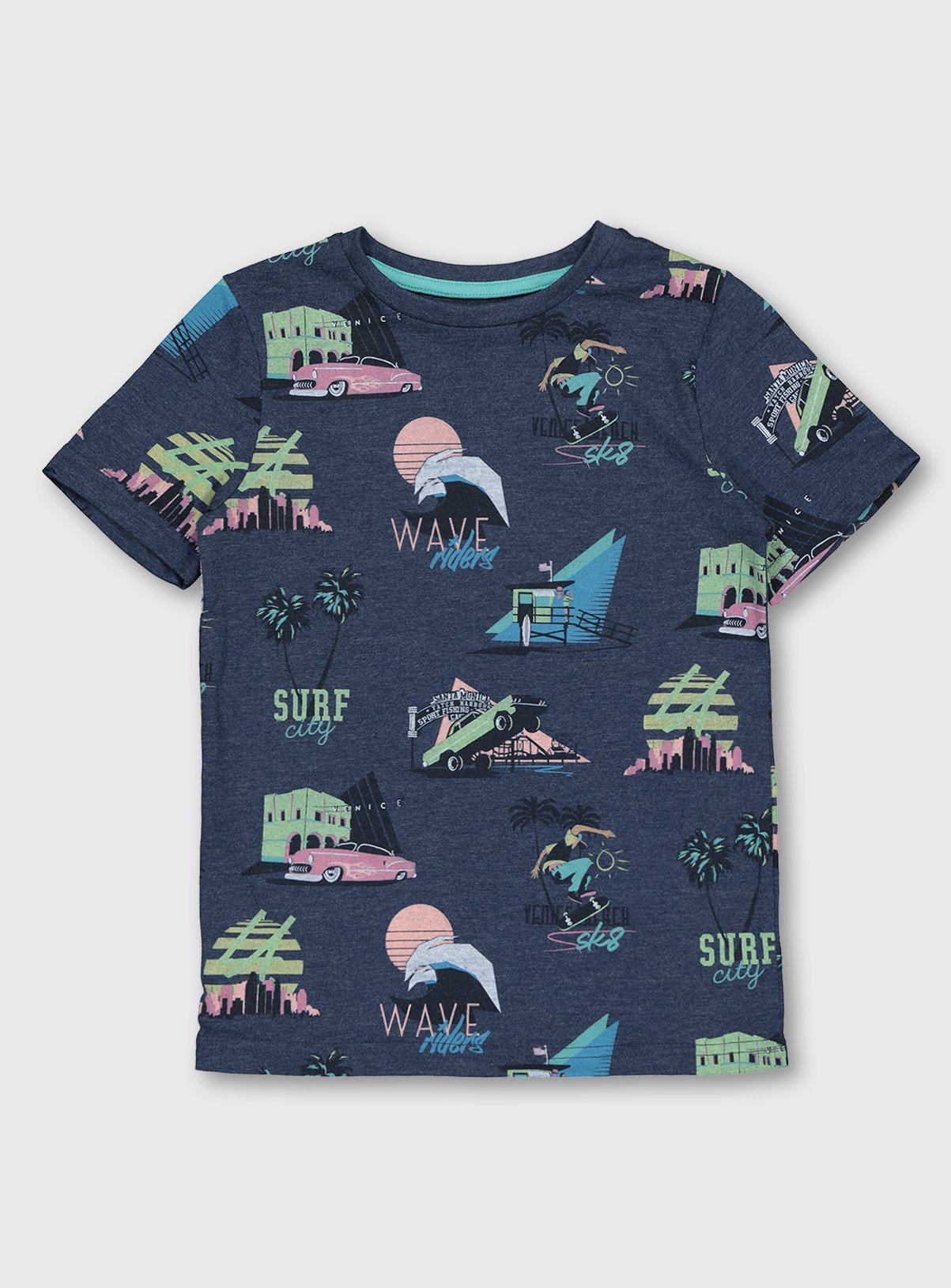 Navy Ocean Drive Printed T-Shirt Review