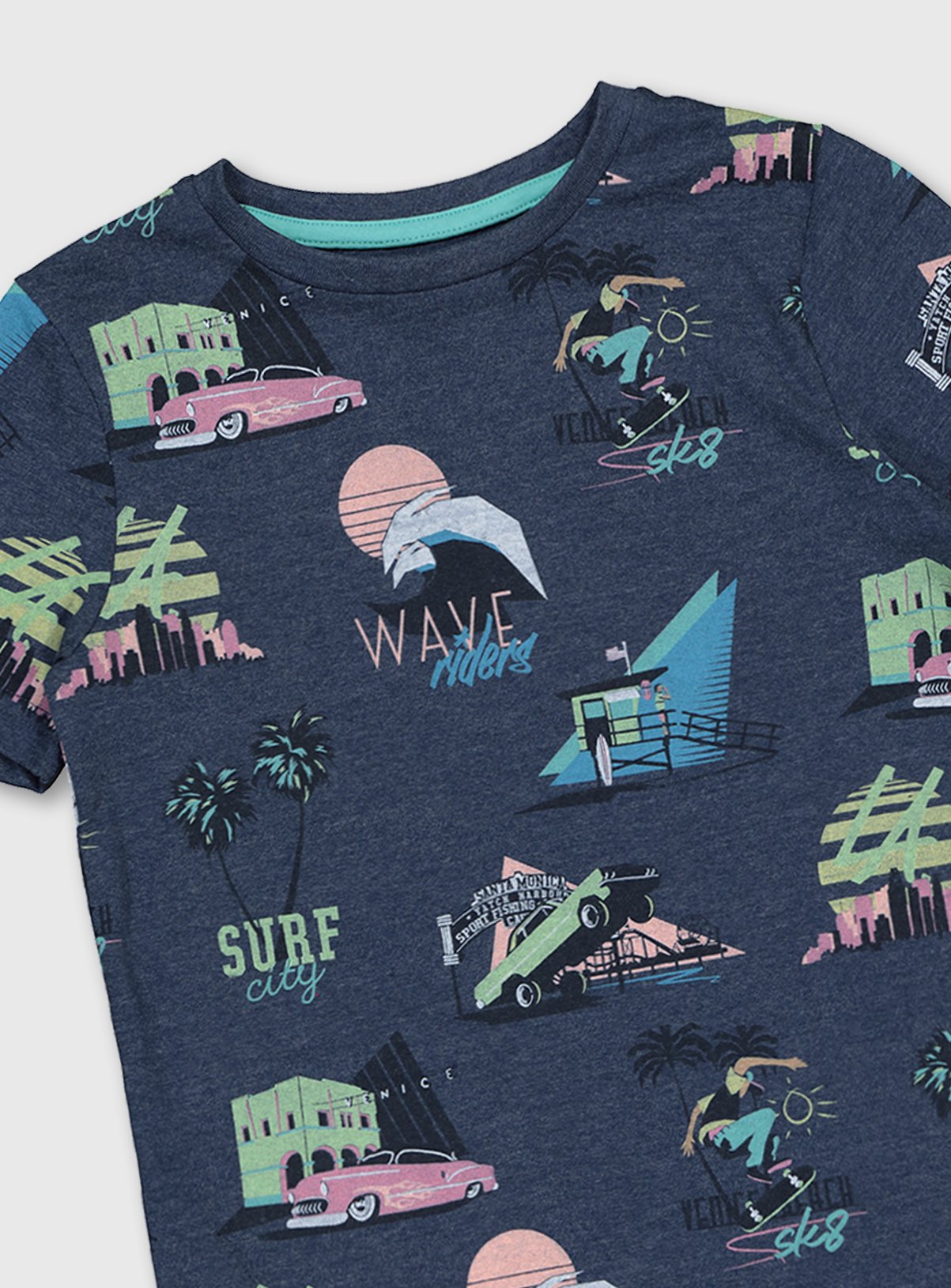 Navy Ocean Drive Printed T-Shirt Review