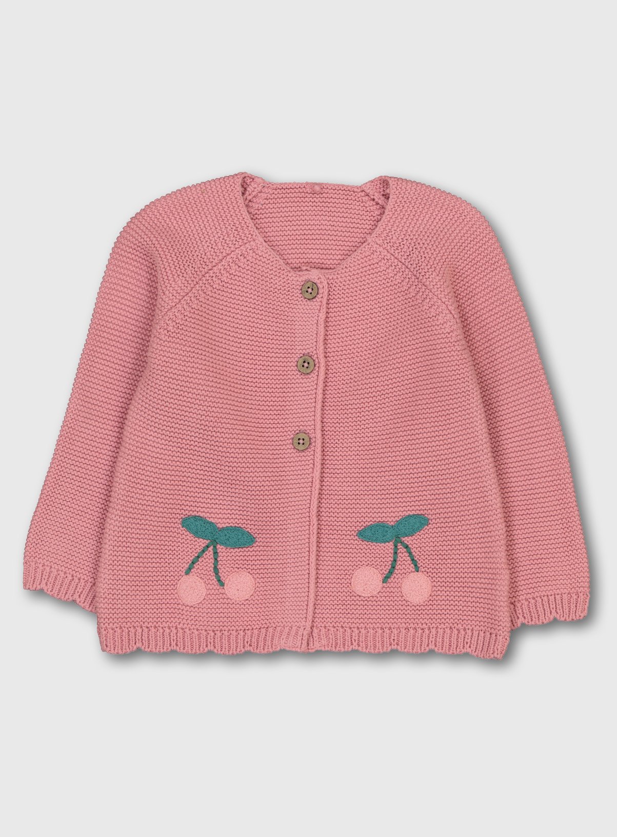 pink cherry cardigan