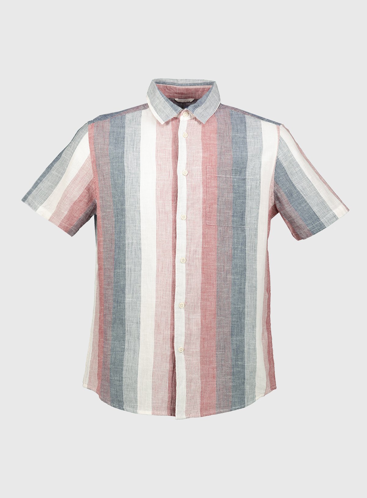 Slub Stripe Short Sleeve Regular Fit Shirt Review