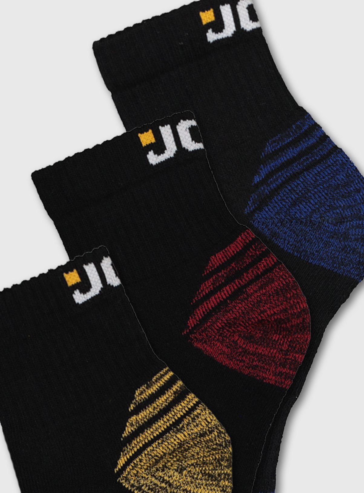 JCB Black & Multi Low Cut Technical Socks 3 Pack Review