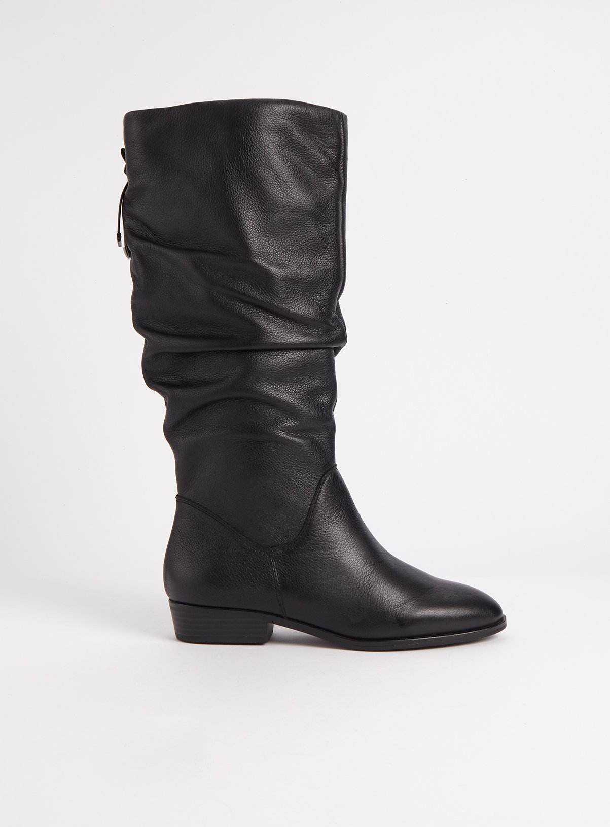 Sole Comfort Black Leather Slouch Boots Review