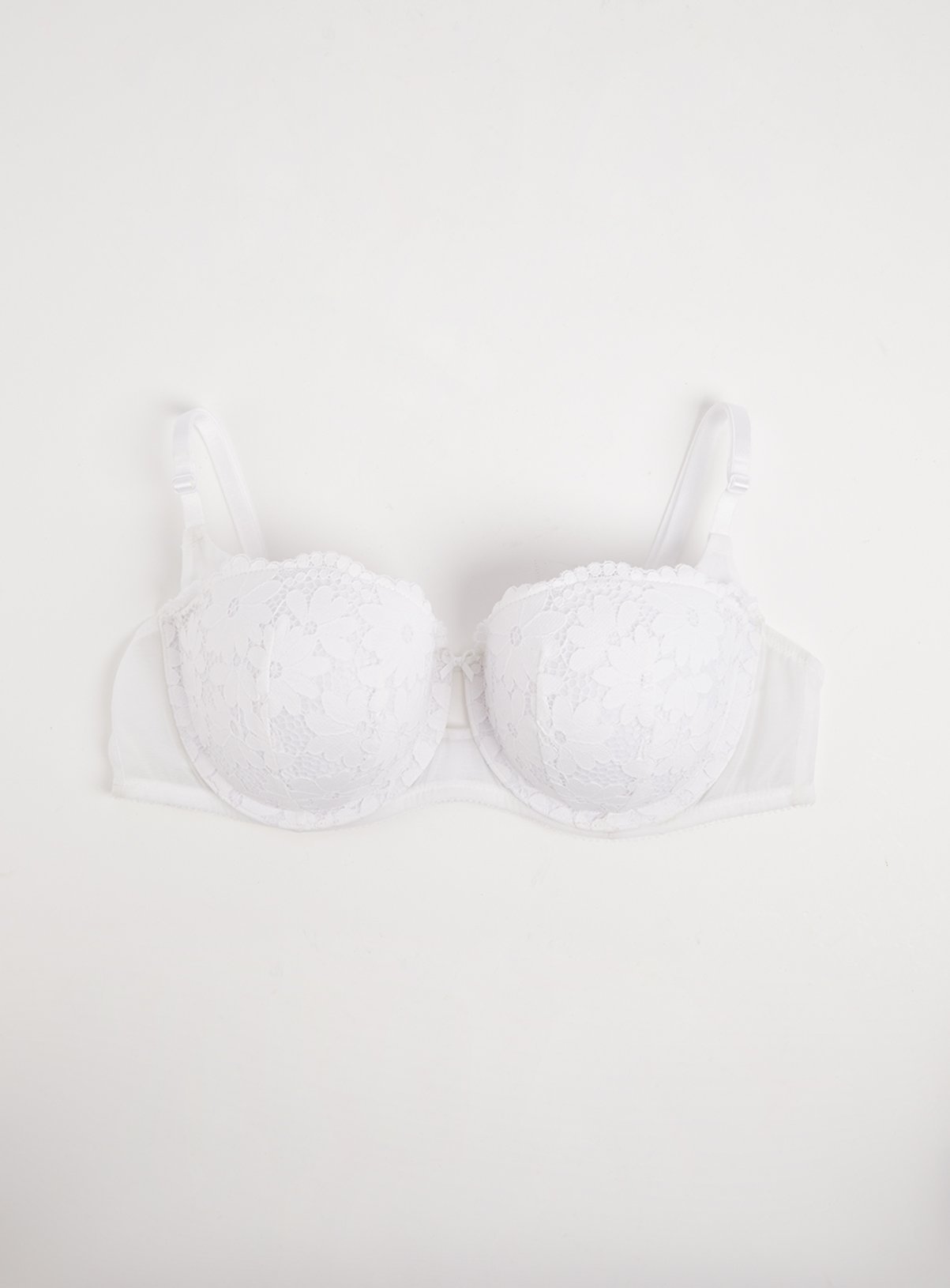 White Daisy Lace Balcony Bra Review