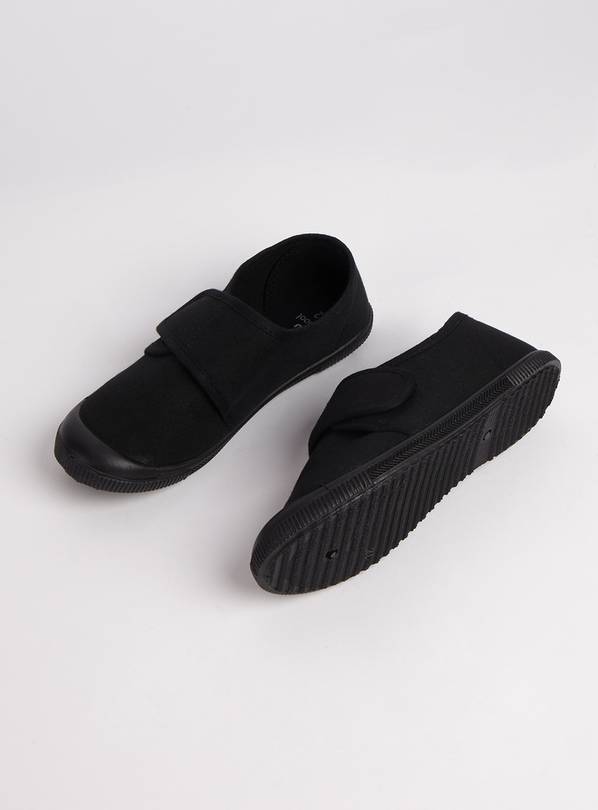 Black plimsolls store