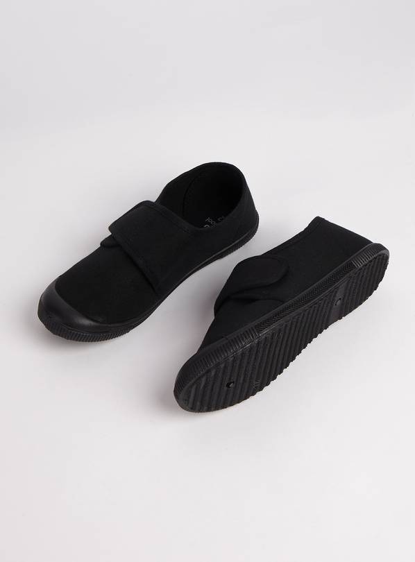 Buy Black Plimsolls - 8 Infant | PE kits | Argos