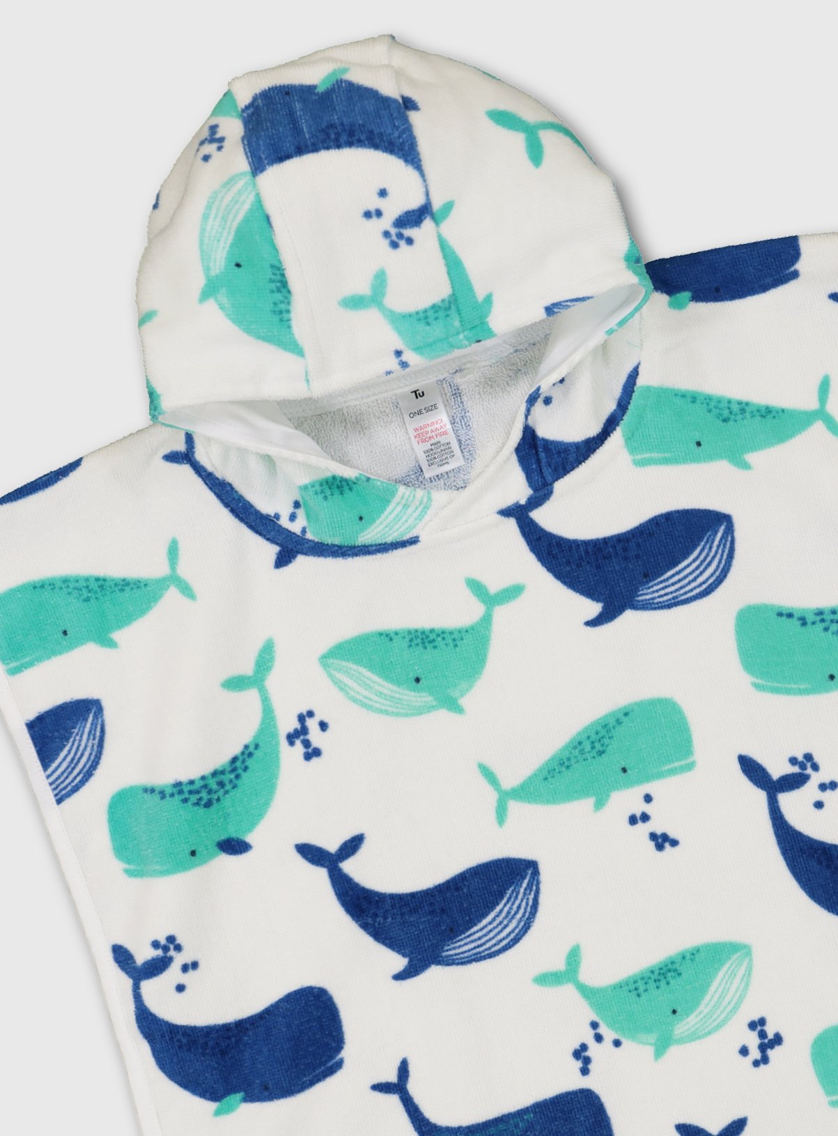 Whale Print Hooded Poncho Towel Review