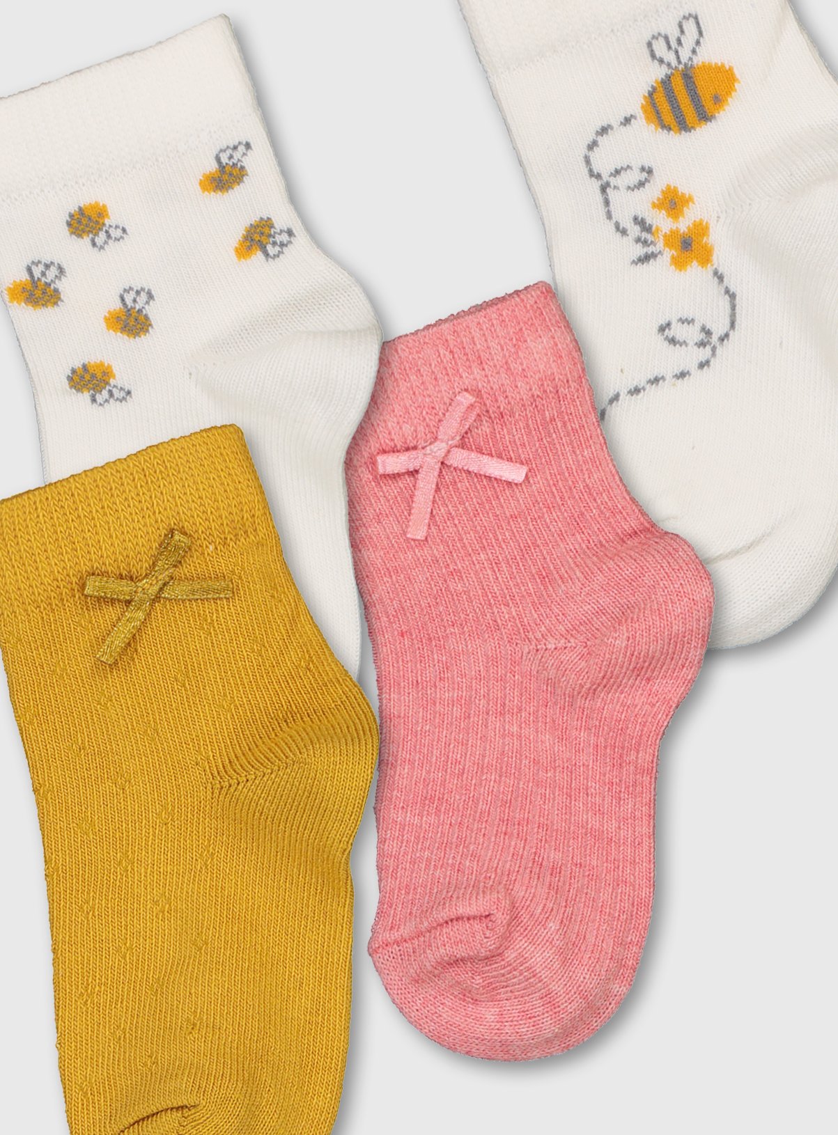 Bee Print Socks 4 Pack Review