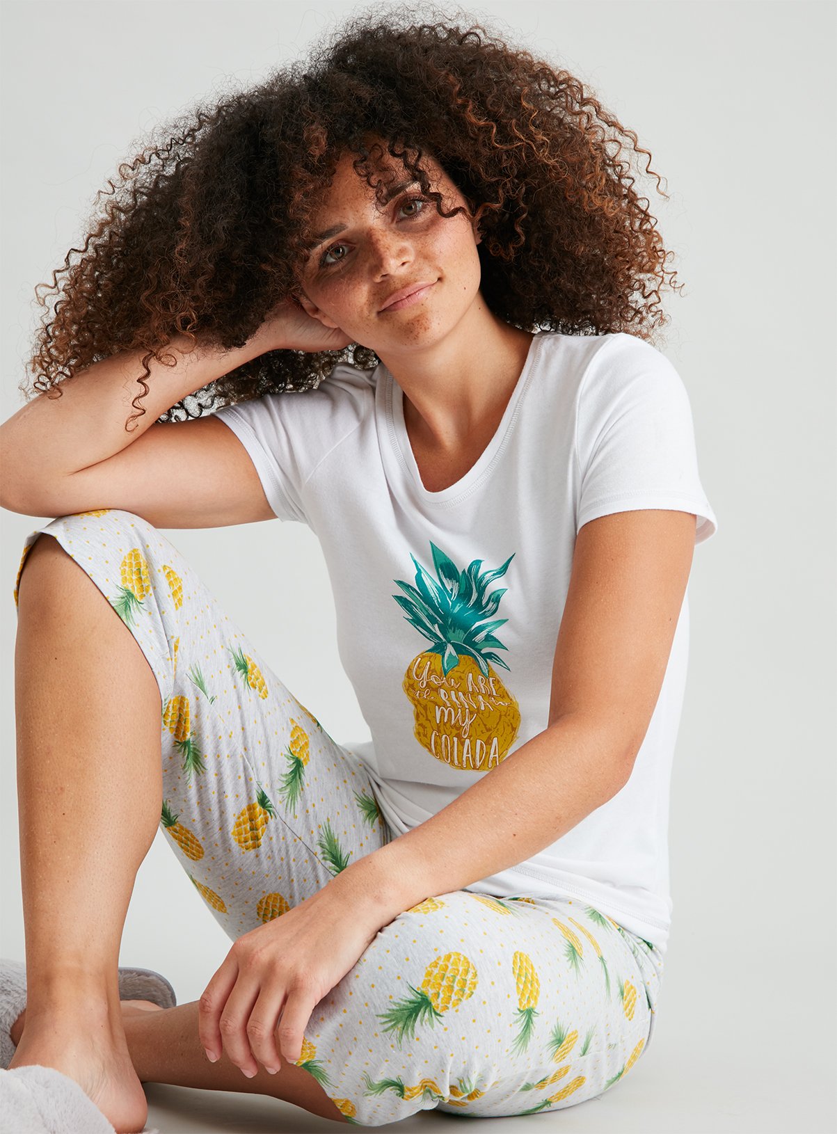 Pineapple 'Pina Colada' Crop Pyjamas Review