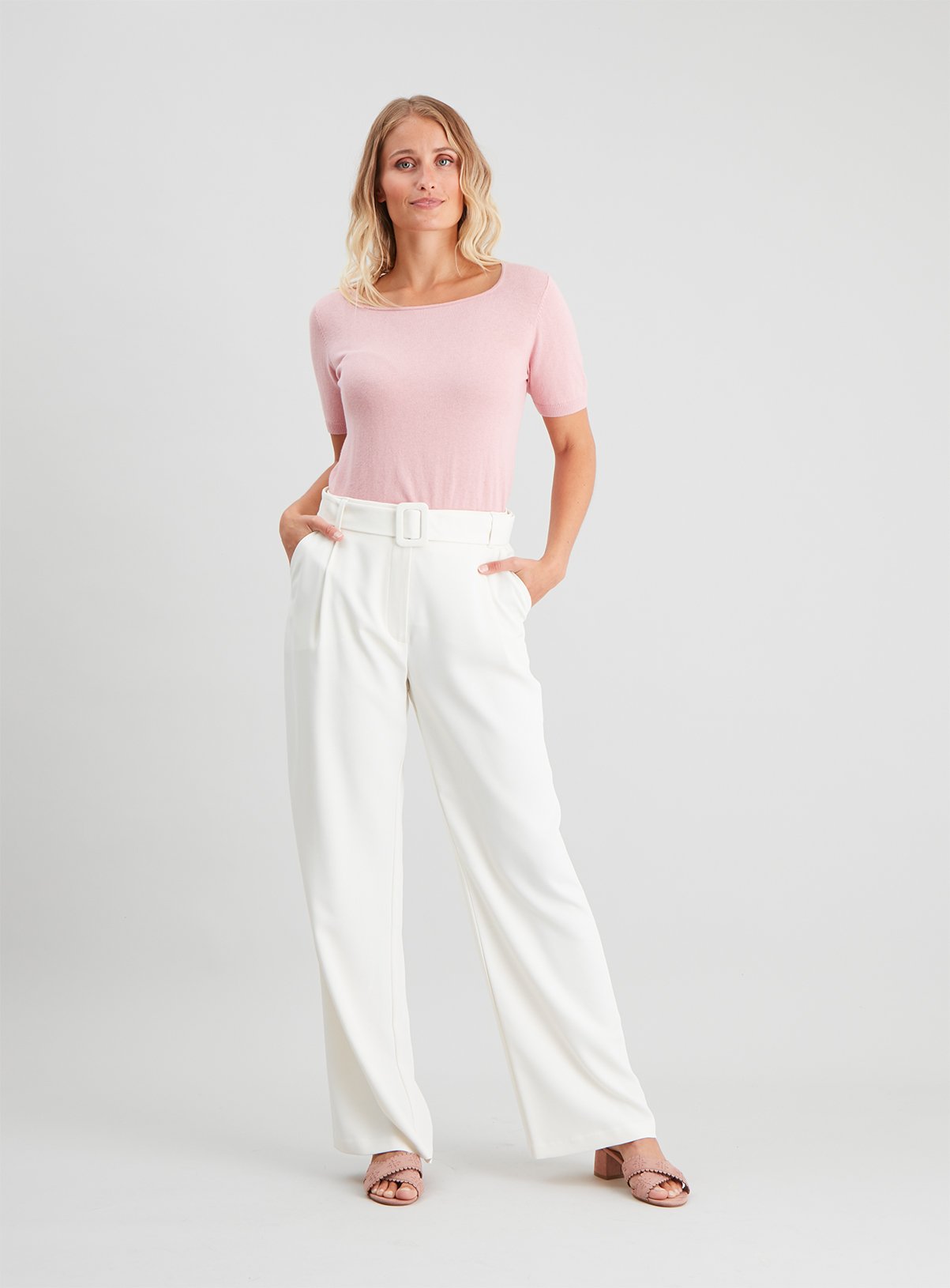 Pink Knitted Square Neck Top Review