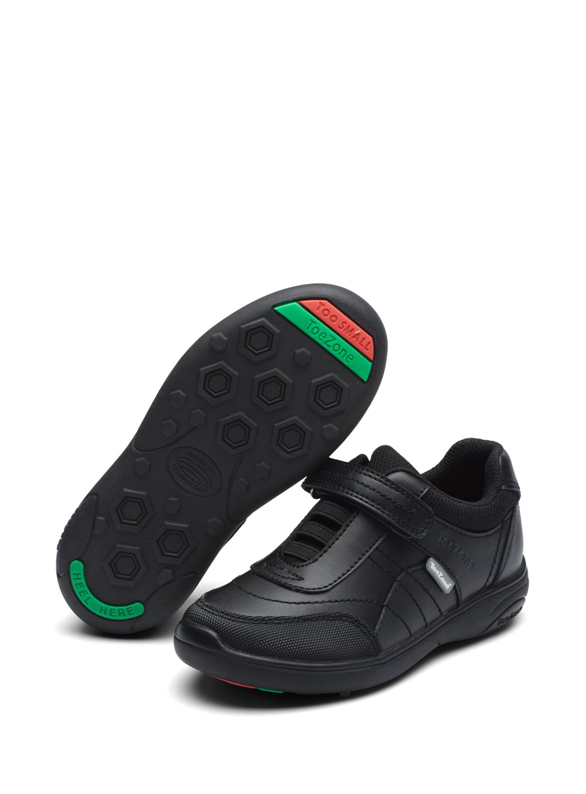 infant black school shoes