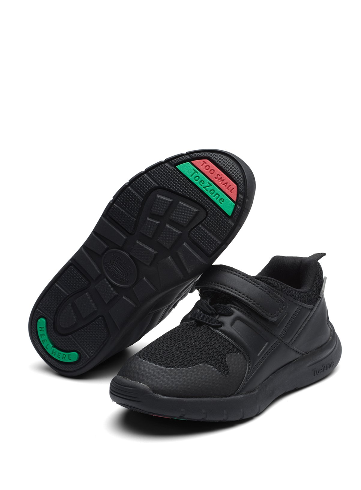 infant girls black trainers