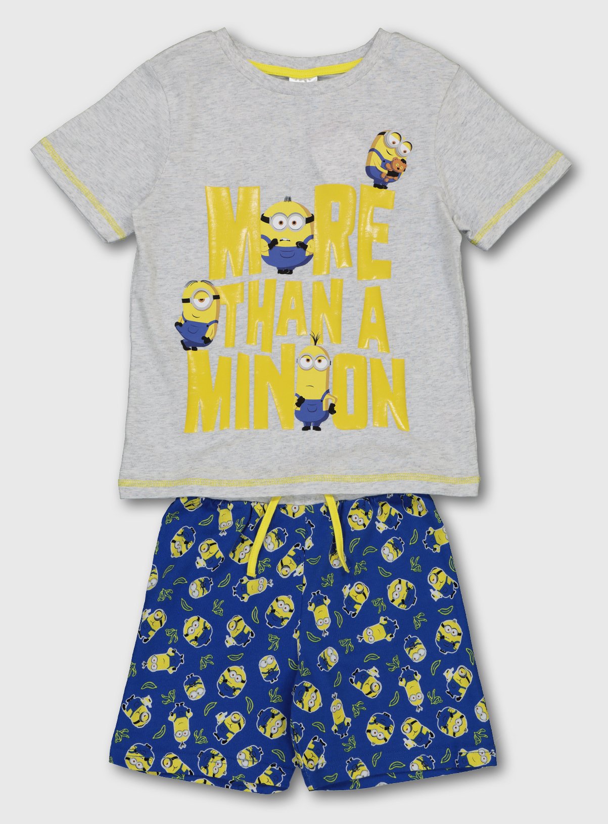 Minion Grey Shortie Pyjamas Review